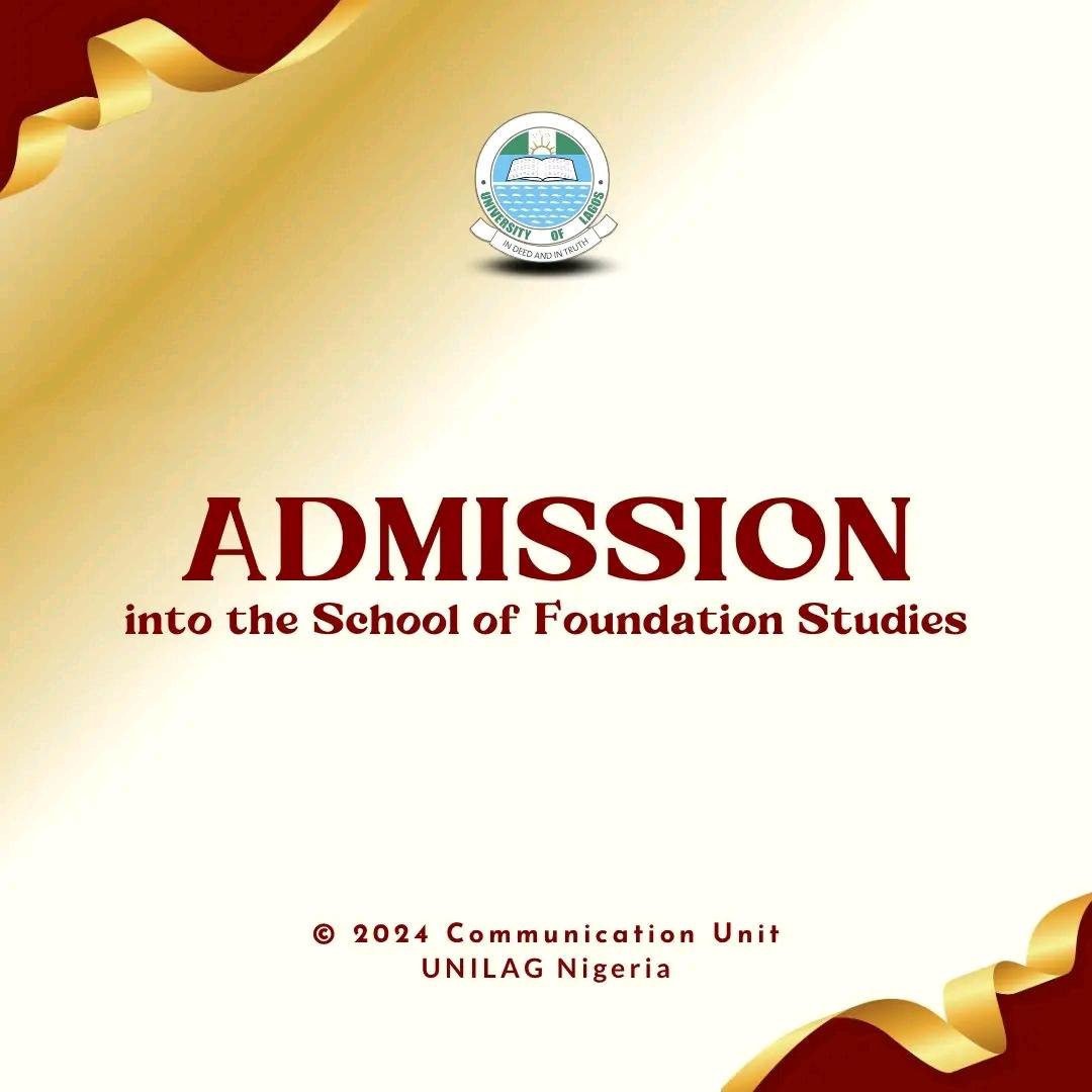 DON'T MISS OUT: UNILAG SUPPLEMENTARY ADMISSION FORMS FOR SFS ON SALE FROM OCTOBER 16