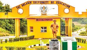 TAI SOLARIN UNIVERSITY OF EDUCATION [TASUED] BEGINS UPLOADING OF MERIT ADMISSION LIST FOR THE 2024/2025